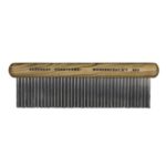 Aaronco Honeycomb Long Coat 824 grooming comb with aluminum handle and 23 coarse teeth, designed for effective pet grooming.